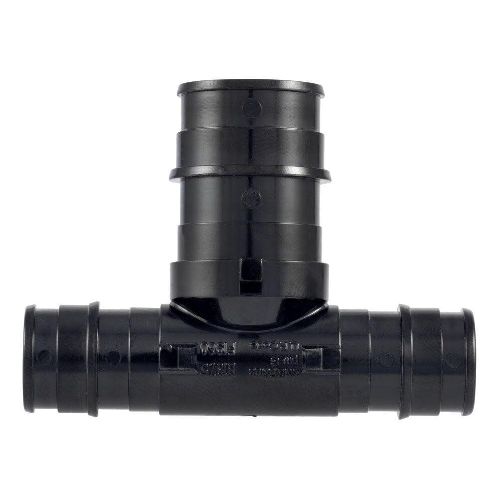 SharkBite UA408 Poly Expansion Reducing Tee 1/2 in. x 1/2 in. x 3/4 in. for PEX-A Pipe - 2