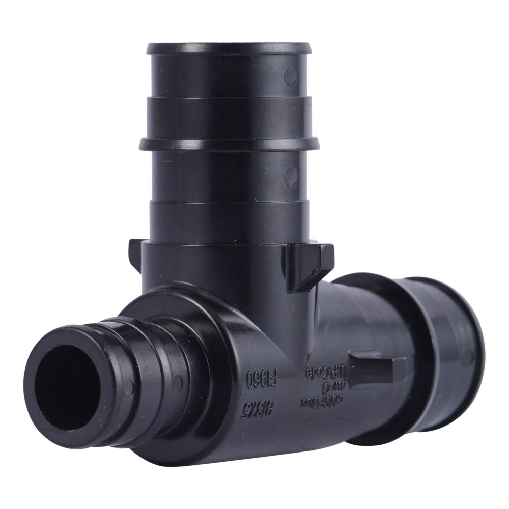 SharkBite UA444 Poly Expansion Reducing Tee 3/4 in. x 1/2 in. x 3/4 in. for PEX-A Pipe