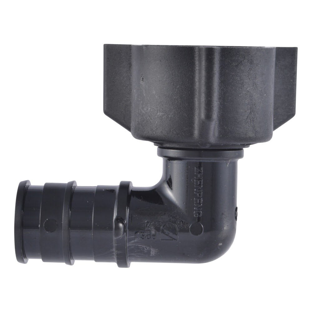 SharkBite UA532 1/2 in x 1/2 in FNPT Poly Expansion Swivel Adapter Elbow for PEX-A - 2