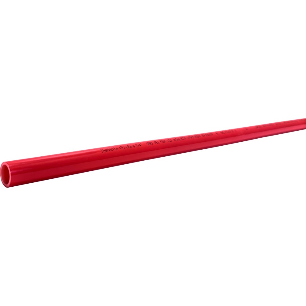SharkBite UA70R20 3/4 in. x 20 ft. Red PEX-A Pipe Stick for Hot and Cold Potable Water