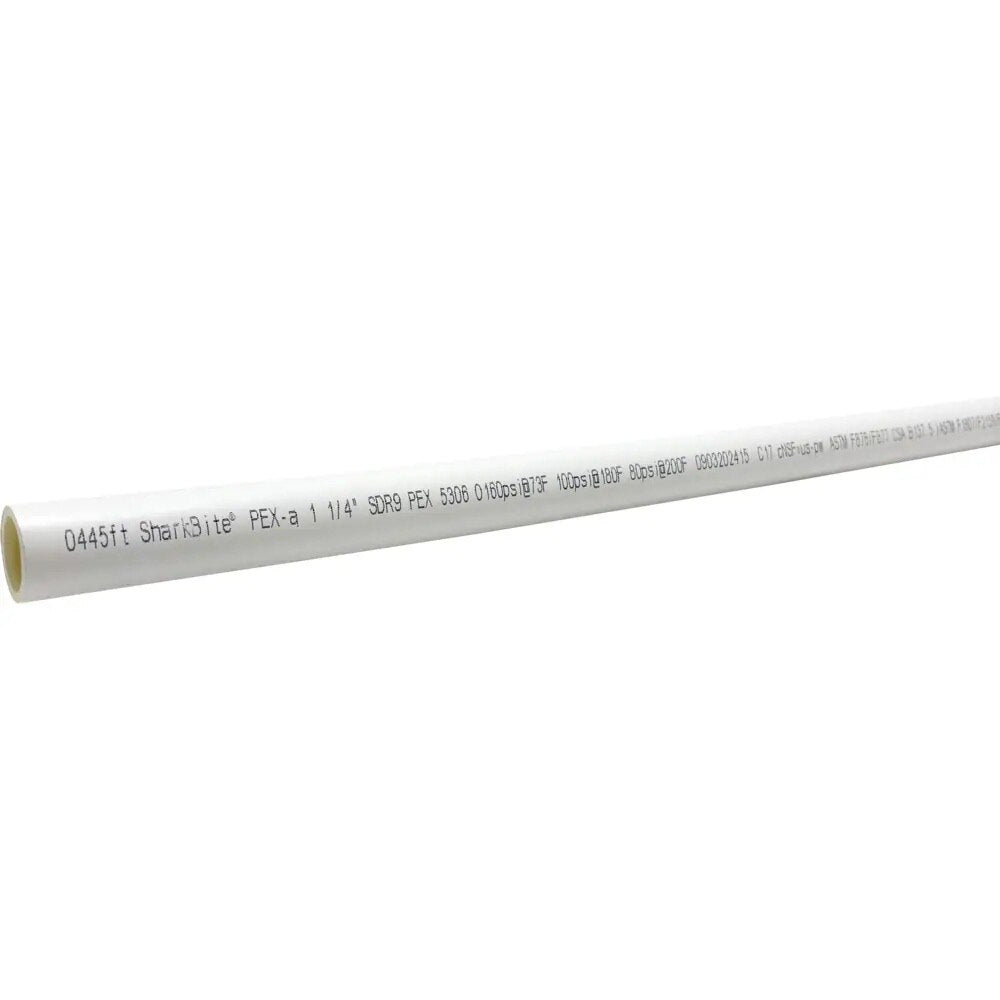 SharkBite UA85W20 1-1/4 in. x 20 ft. White PEX A Pipe for Potable Water