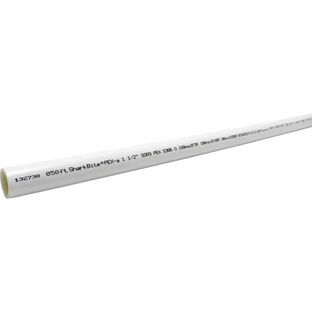 SharkBite UA90W20 1-1/2 in. x 20 ft. White PEX-A Pipe Stick for Potable Water Plumbing