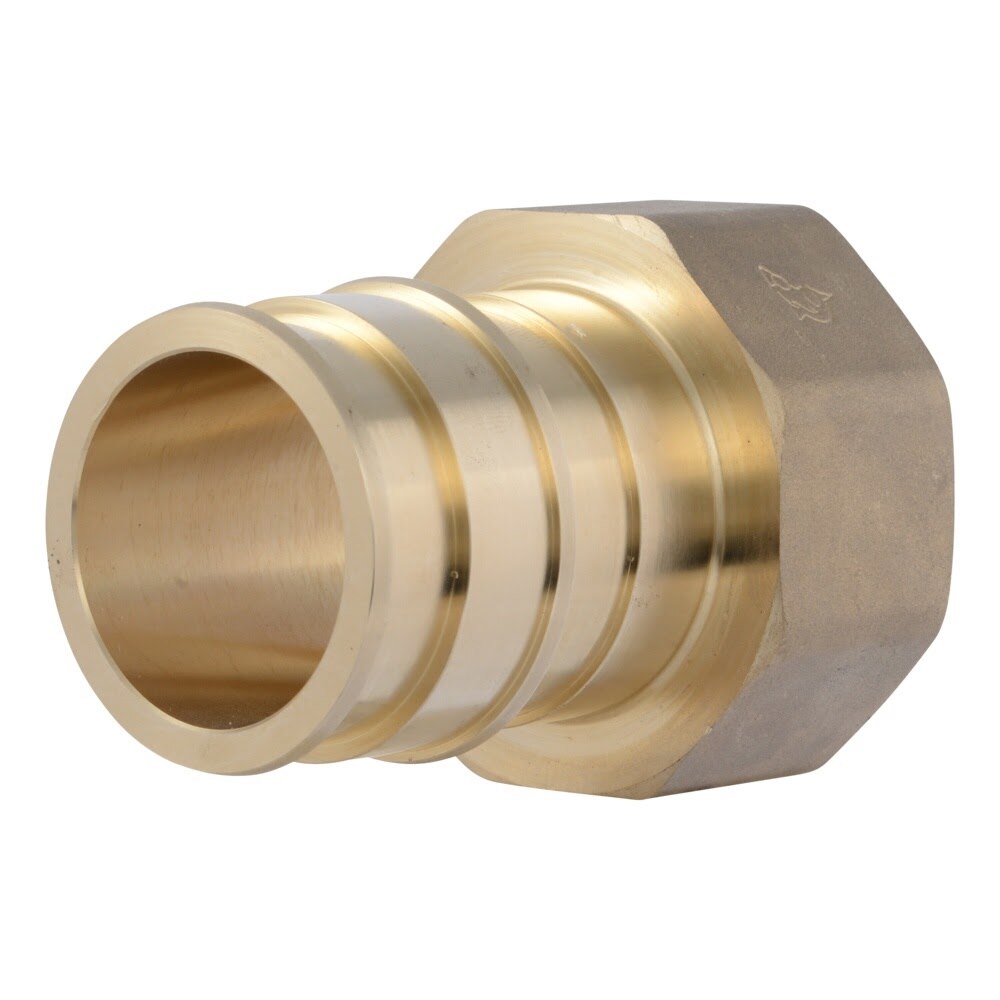 SharkBite UAB115450F 2 in. x 2 in. Brass Expansion Female Adapter FNPT for PEX-A Pipe