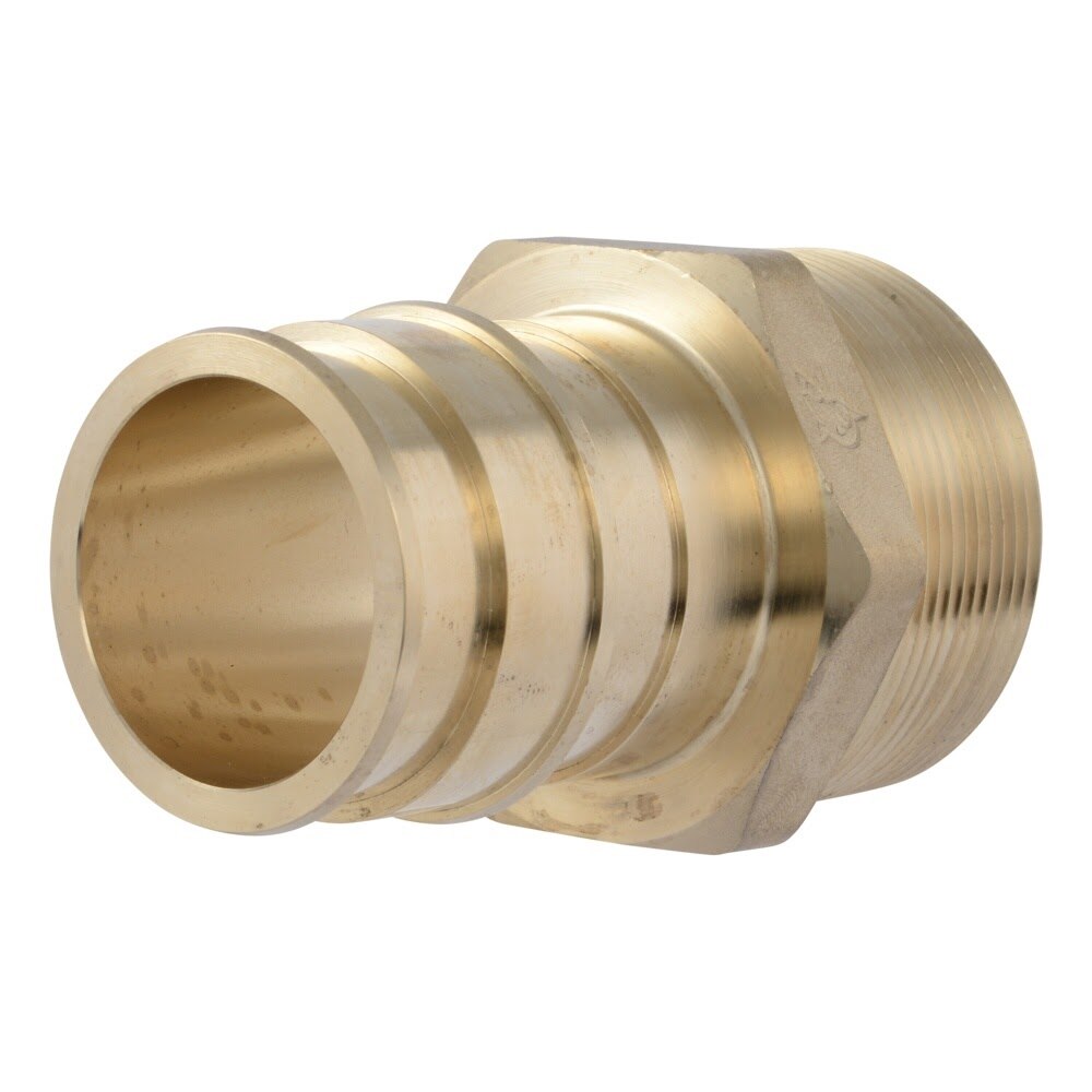 SharkBite UAB115450M 2 in. x 2 in. Brass PEX-A Expansion Male Adapter MNPT