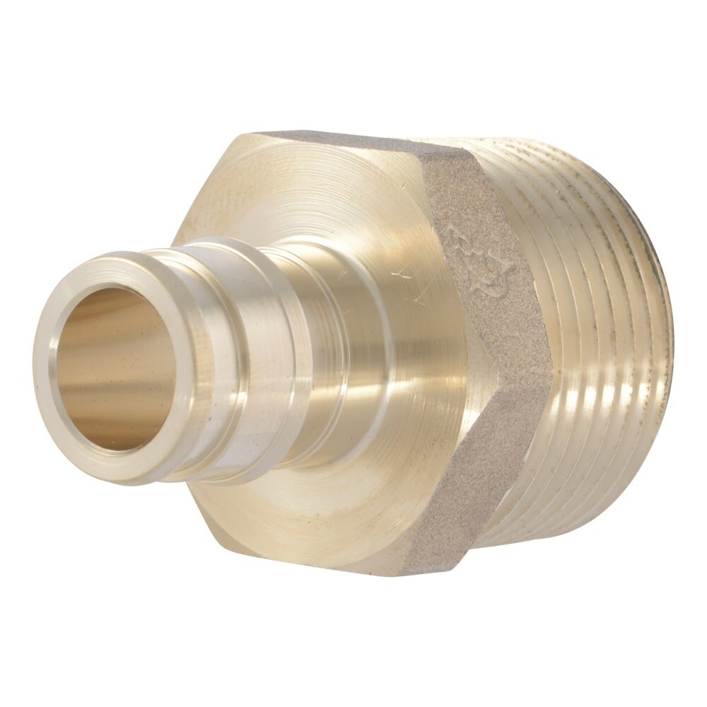 SharkBite UAB116LF 1/2 in. x 3/4 in. PEX-A Brass Expansion Male NPT Adapter