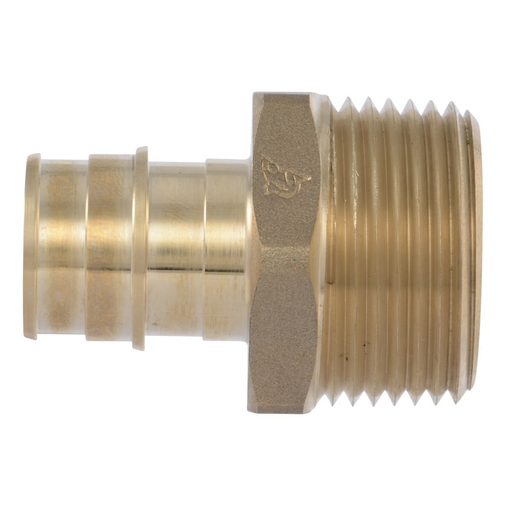 SharkBite UAB139LF 3/4 in. x 1 in. PEX-A Brass Expansion Male Adapter with MNPT Connection - 2