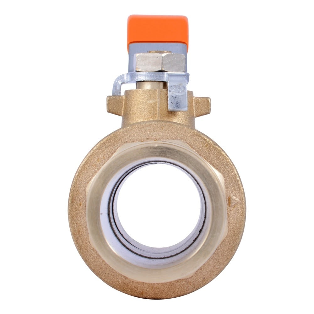 SharkBite UABBV54 2 in x 2 in PEX-A Brass Ball Valve with Lever Handle - 3