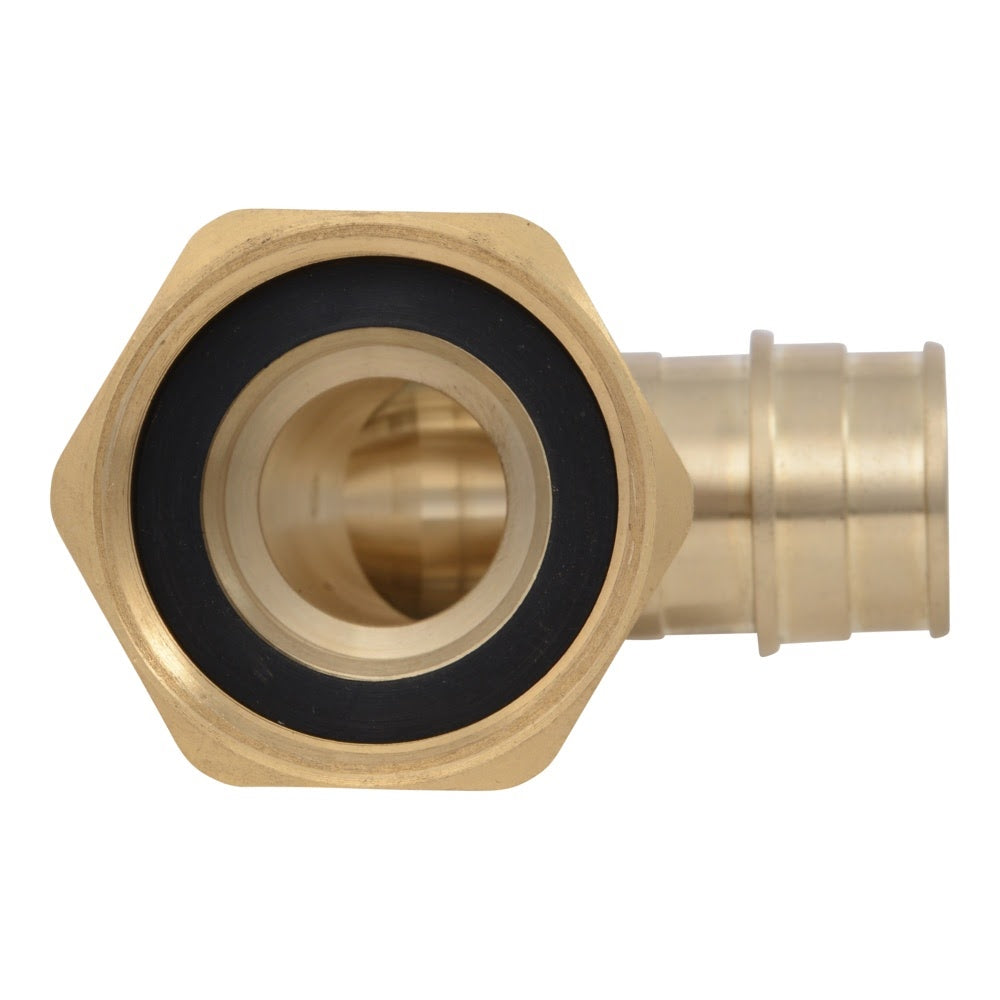 SharkBite UABWML22 3/4 in x 1 in NPSM Brass Expansion Elbow Water Meter Adapter - 2