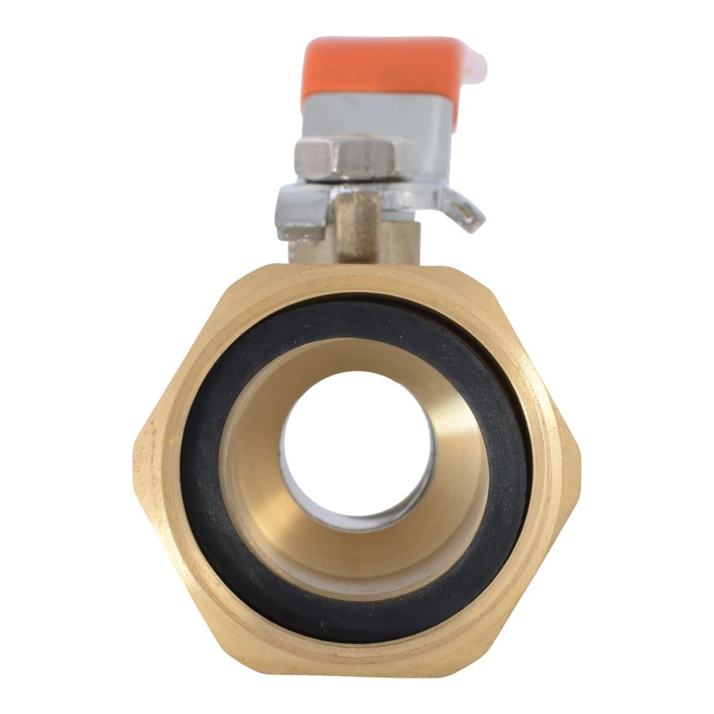 SharkBite UABWMVS28 Brass Expansion Straight Water Meter Valve 1 in x 1-1/4 in NPSM - 2