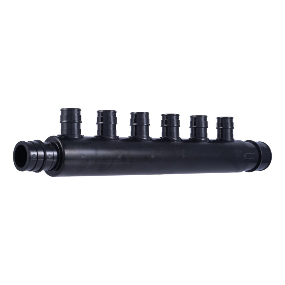 SharkBite UAMPT28226OW Poly Expansion Multi-Port Tee 3/4 in. x 1 in. with 6 1/2 in. Outlets Open