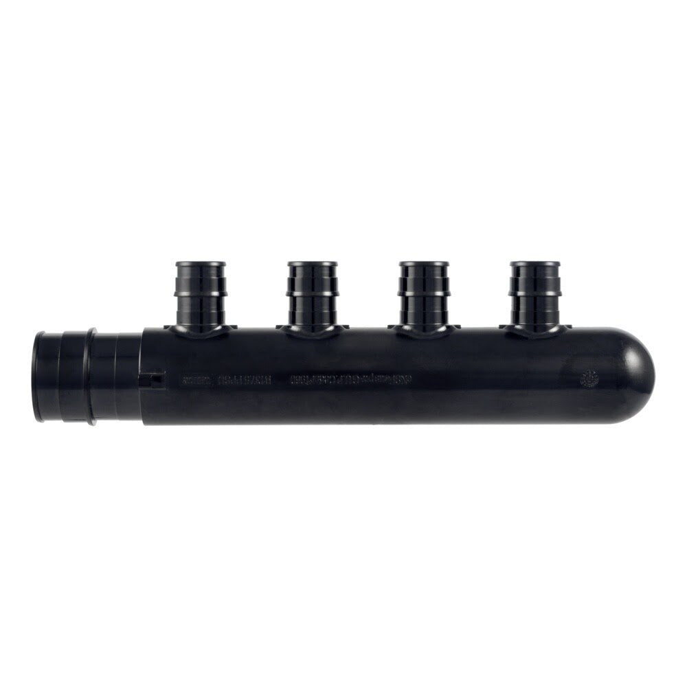 SharkBite UAMPT284CW 1 in. x 1/2 in. Closed 4 Port Poly Expansion Multi-port Tee - 3