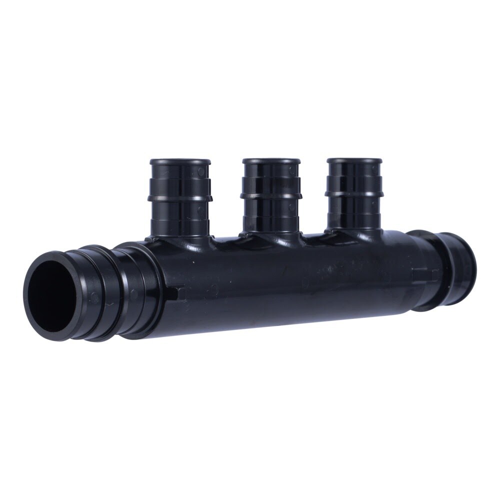 SharkBite UAMPT3OW PEX-A Poly Expansion Open Multi-port Tee 3/4 in. x 3/4 in. with Three 1/2 in. Outlets