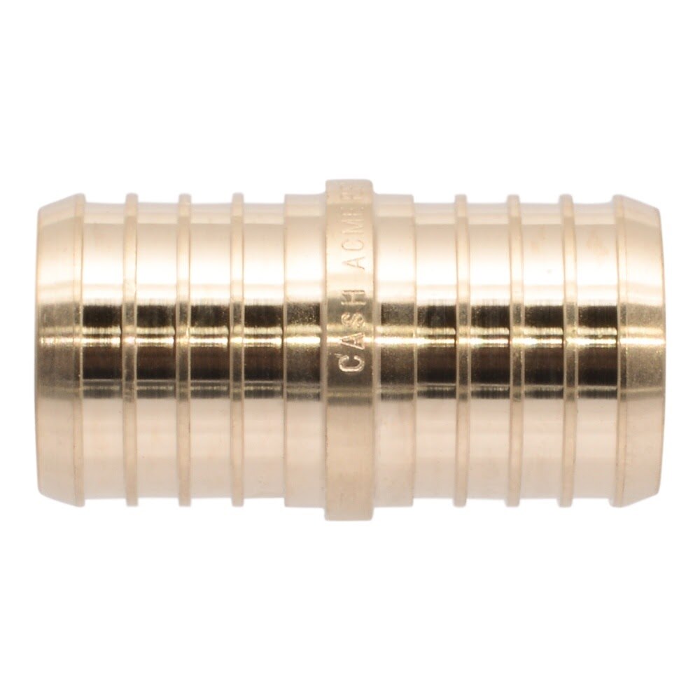 SharkBite UC0135 1-1/4 in x 1-1/4 in Brass Barb PEX Coupling - 2