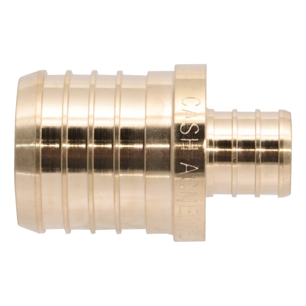 SharkBite UC014122 Lead-Free Brass Barb Reducing Coupling 1-1/2 in x 3/4 in - 2