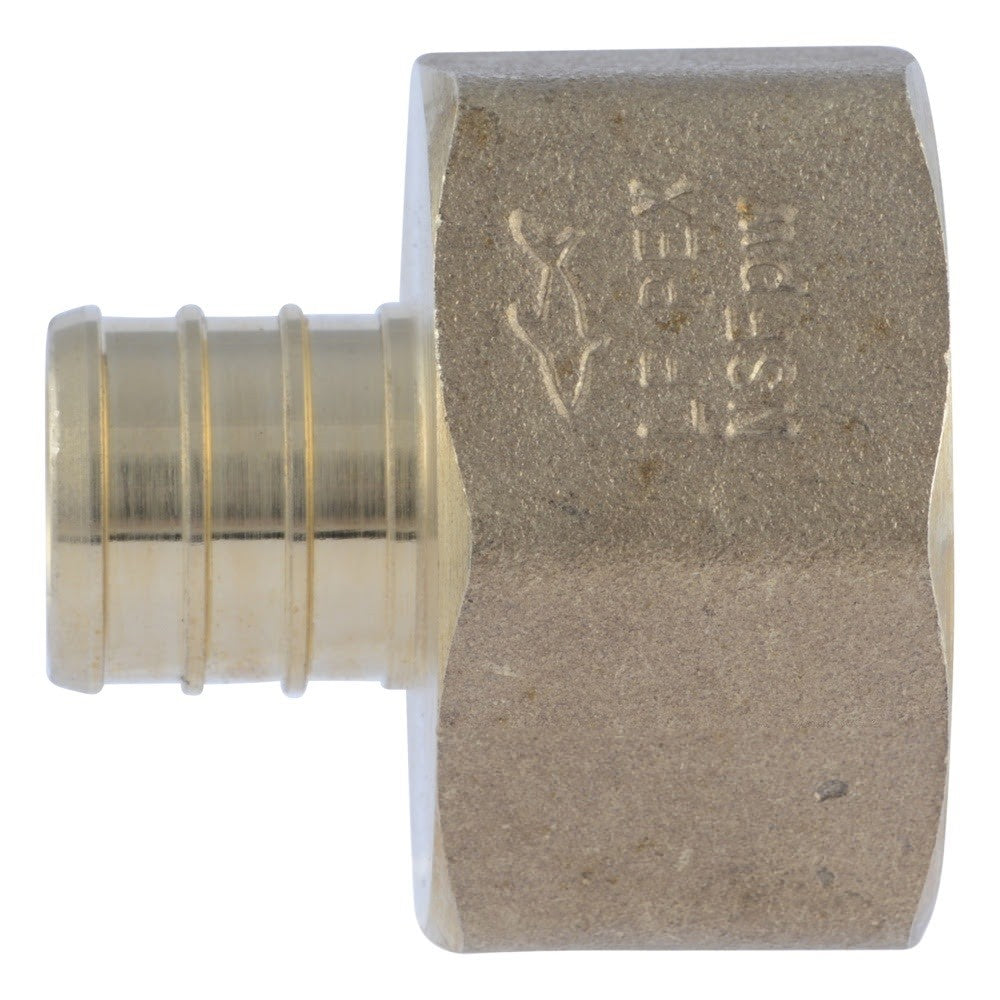 SharkBite UC086LFZ 3/4 in. x 1 in. Brass PEX Barb Female Adapter Fitting - 2