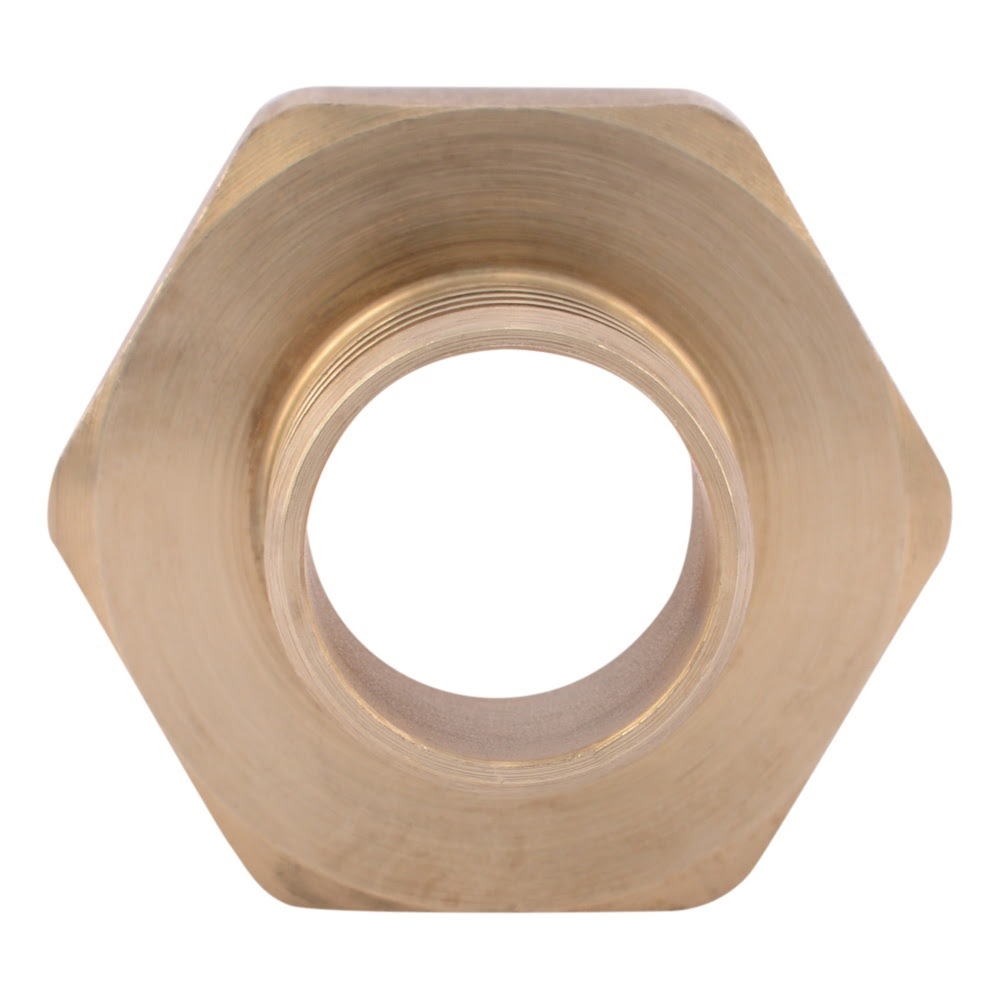 SharkBite UC094LF 1 in x 1 in Lead Free Brass Barb Adapter with FNPT Connection - 2