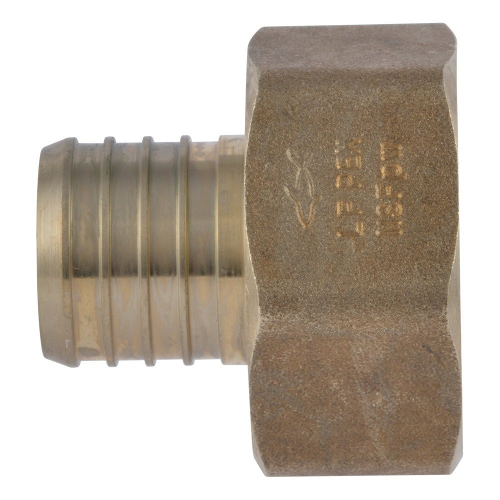 SharkBite UC113532F 1-1/4 in. x 1-1/4 in. Brass Barb Adapter with FNPT Connection - 2
