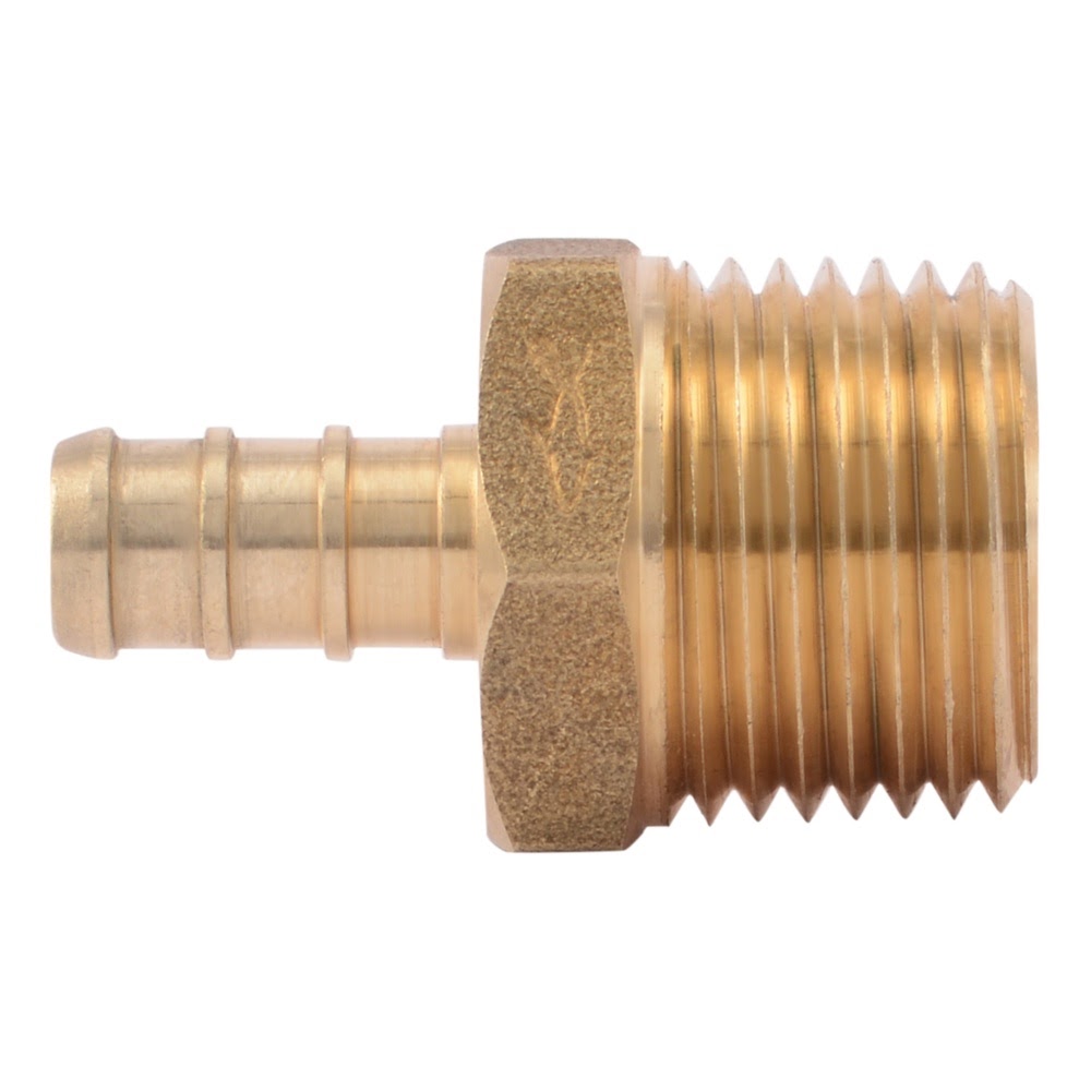 SharkBite UC118LF 3/8 in. x 1/2 in. Brass Barb Adapter Male NPT - 2