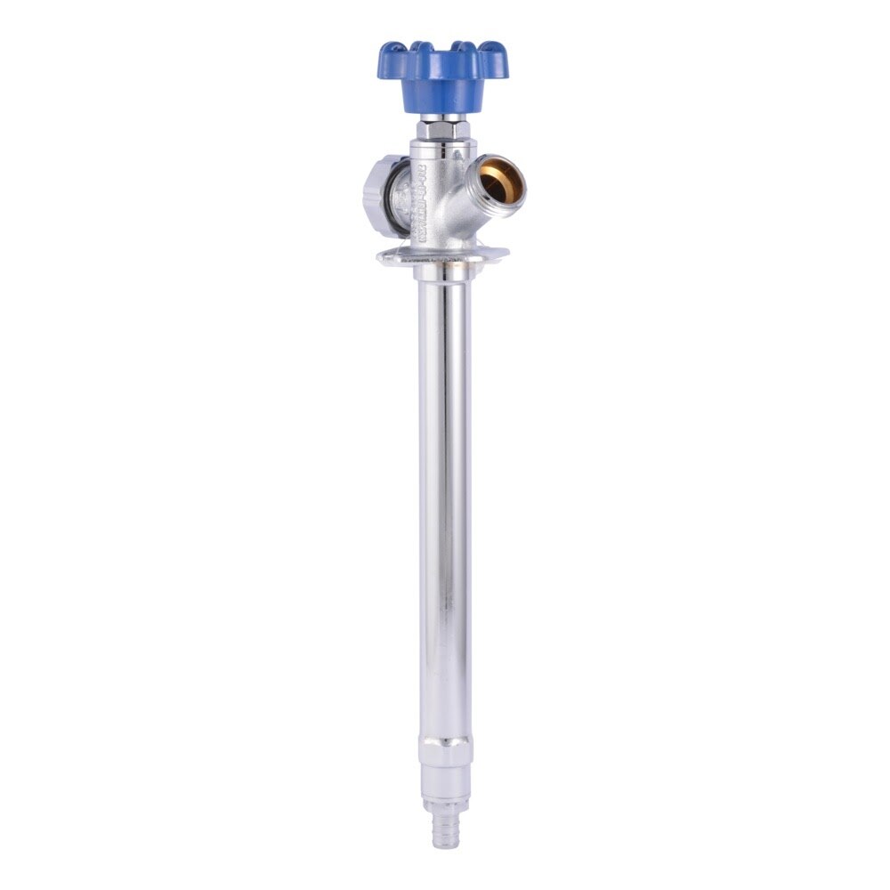 SharkBite UC24628LFZ 1/2 in PEX Crimp x 3/4 in MHT 8 in Anti-Siphon Frost-Free Sillcock