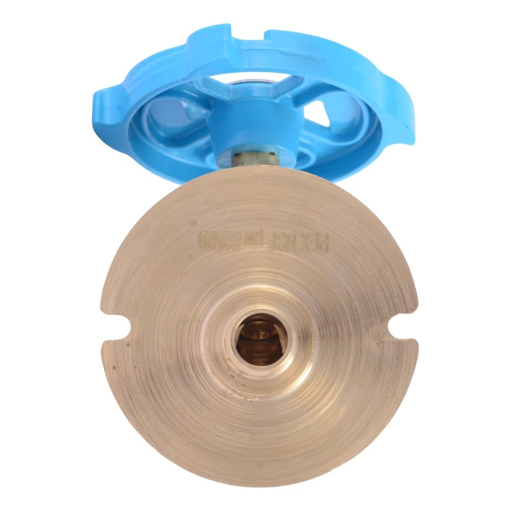 SharkBite UC24636LFZ 1/2 in PEX Crimp x 3/4 in MHT 12 in Anti-Siphon Frost-Free Sillcock - 3