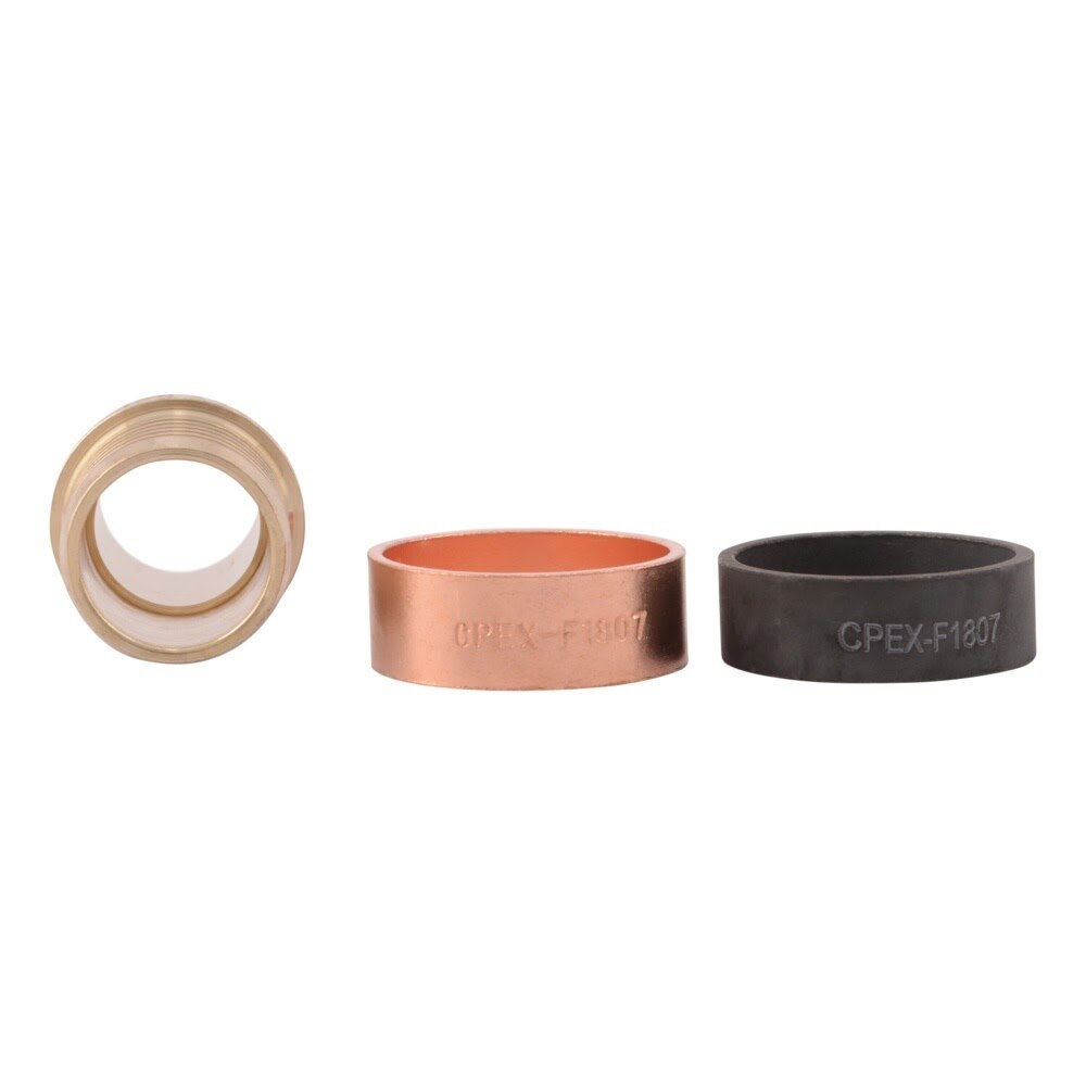 SharkBite UC4016LF 3/4 in x 3/4 in Lead Free Brass Barb PEX to Polybutylene Adapter - 2