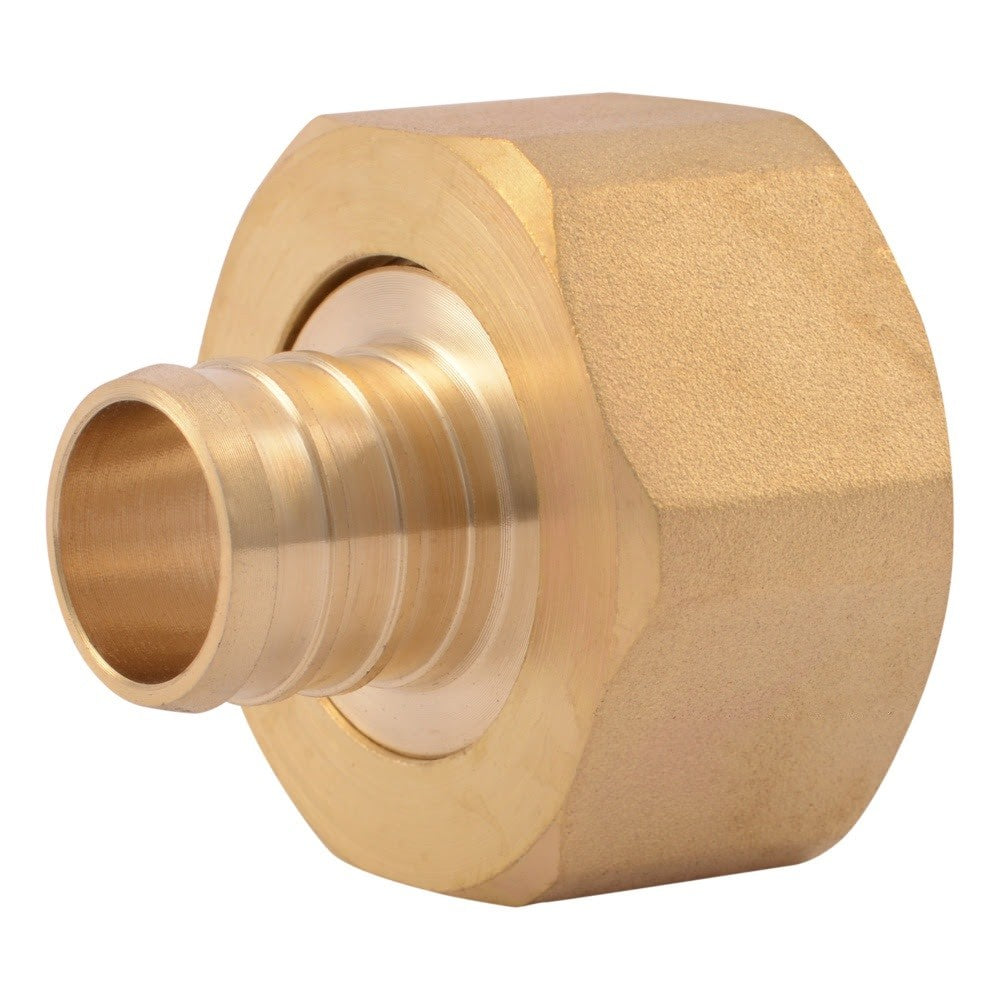 SharkBite UC529LF 3/4 in x 1 in NPSM Lead Free Brass Barb Swivel Adapter