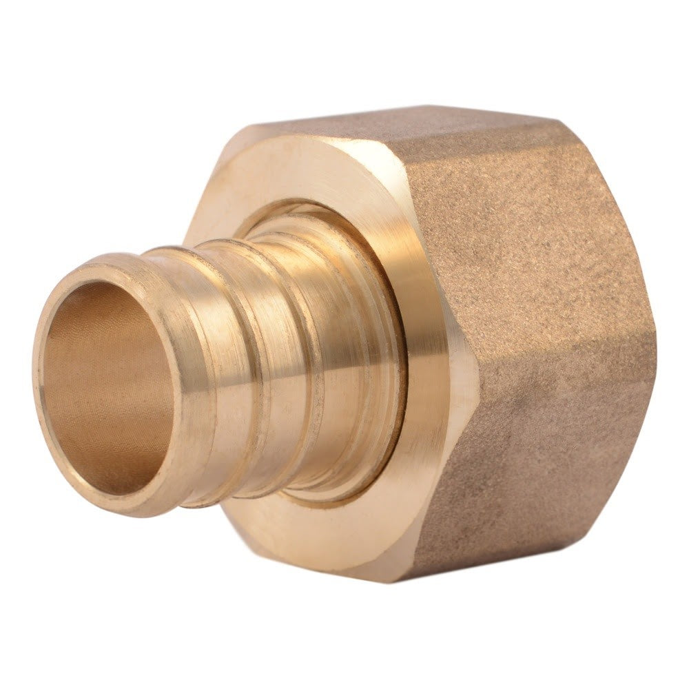 SharkBite UC530LF 3/4 in. x 3/4 in. Lead Free Brass Barb Swivel Adapter with Female NPSM Thread