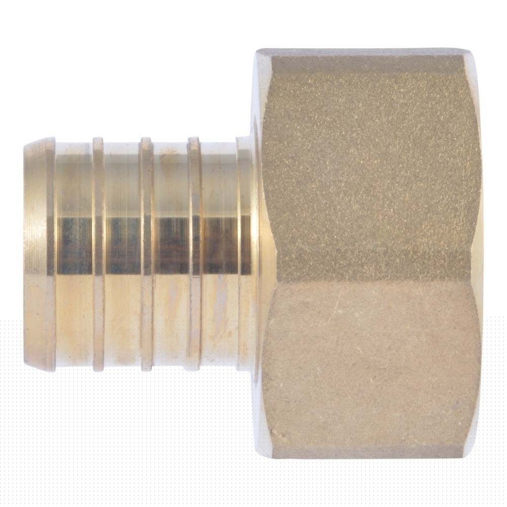 SharkBite UC594LF 1 in x 1 in Brass PEX Barb x NPSM Swivel Adapter Lead Free - 2