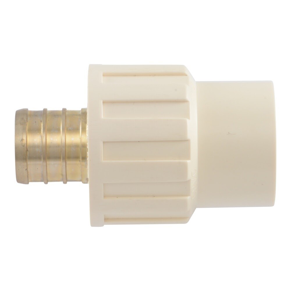 SharkBite UC922LFA 3/4 in. Brass PEX Barb x 3/4 in. CPVC Socket Adapter Fitting - 3