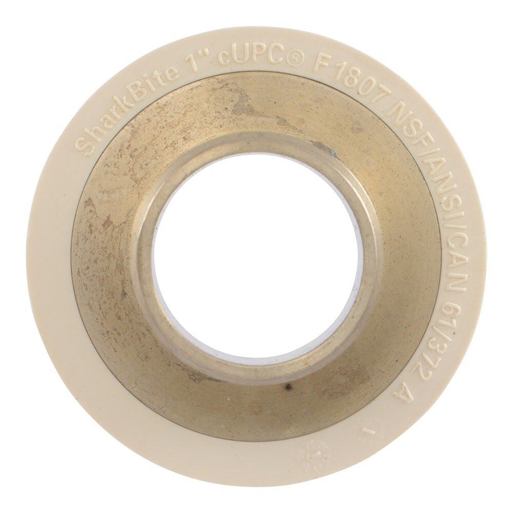 SharkBite UC928LFA 1 in Brass PEX Barb to 1 in CPVC Socket Adapter - 2