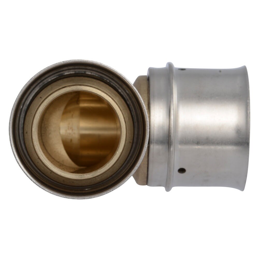 SharkBite UCP0235 1-1/4 in x 1-1/4 in Brass PEX Press Elbow for PEX Pipe - 2