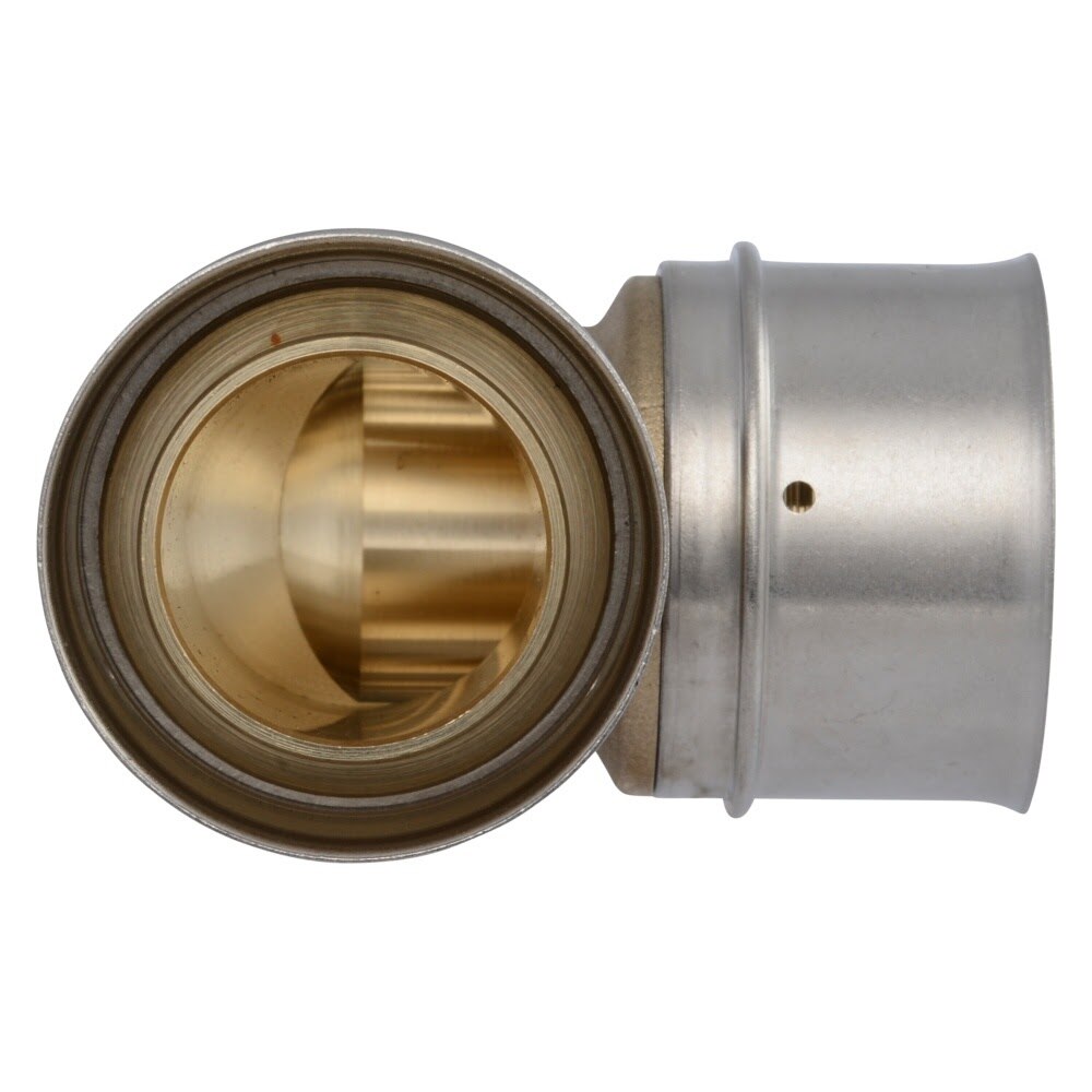 SharkBite UCP0241 1-1/2 in x 1-1/2 in Brass PEX Press Elbow - 2