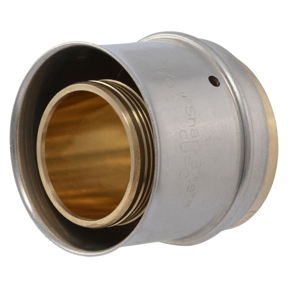 SharkBite UCP0435 1-1/4 in. Brass PEX Press Plug Fitting for Potable Water