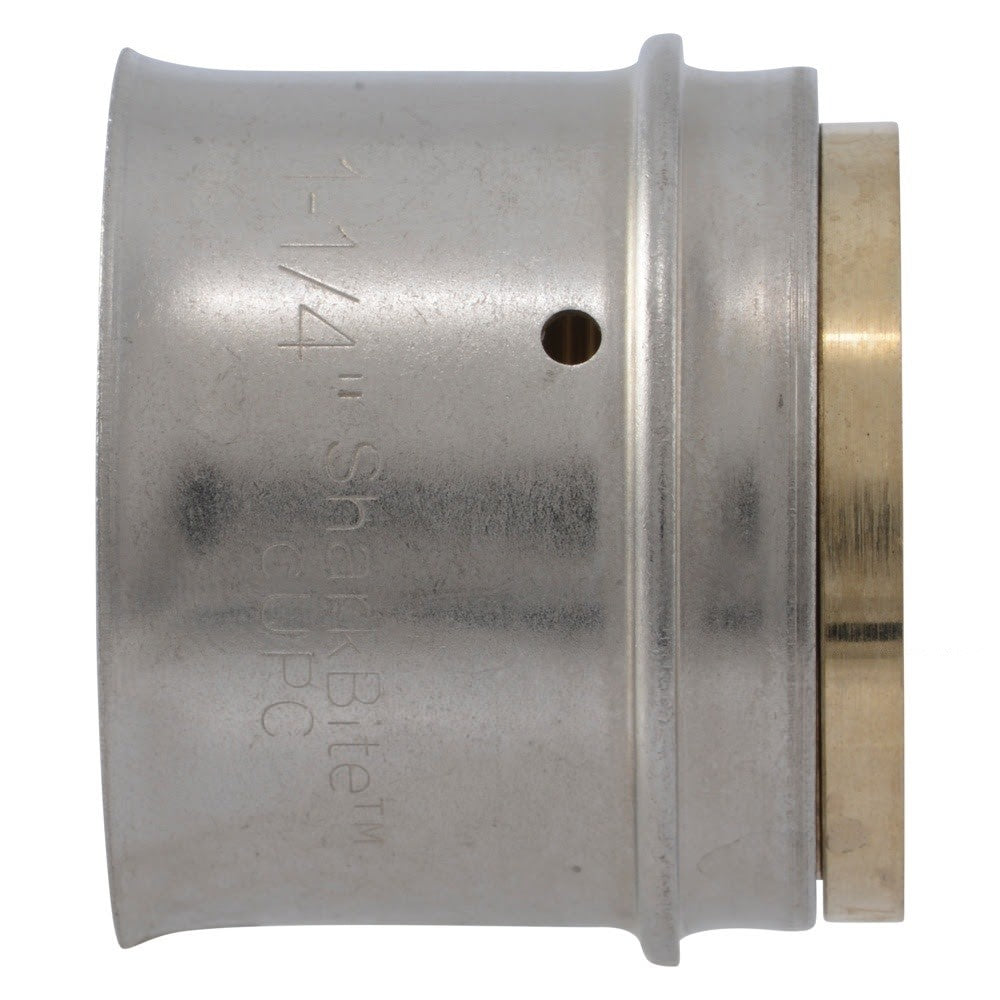 SharkBite UCP0435 1-1/4 in. Brass PEX Press Plug Fitting for Potable Water - 3