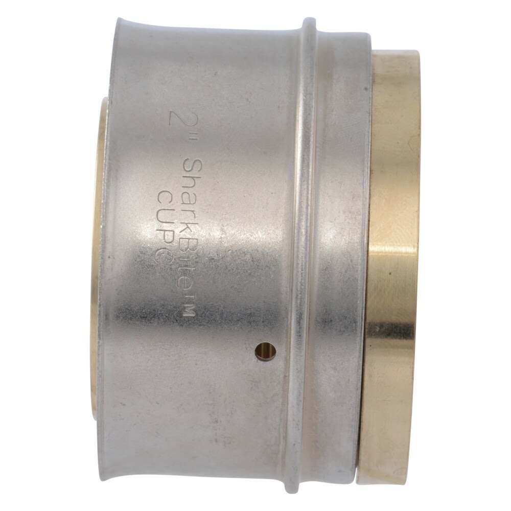 SharkBite UCP0454 2 in. x 2 in. Brass PEX Press Plug for PEX Plumbing - 3