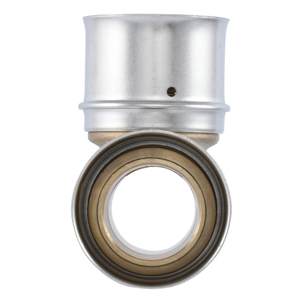 SharkBite UCP0835 1-1/4 in. x 1-1/4 in. x 1-1/4 in. Brass PEX Press Tee for PEX Pipe - 2