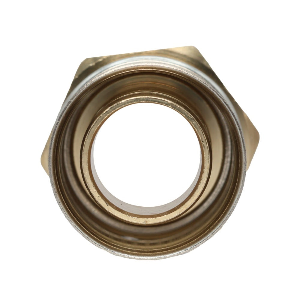 SharkBite UCP088 3/4 in x 3/4 in Brass PEX Press Adapter for PEX Connections - 2