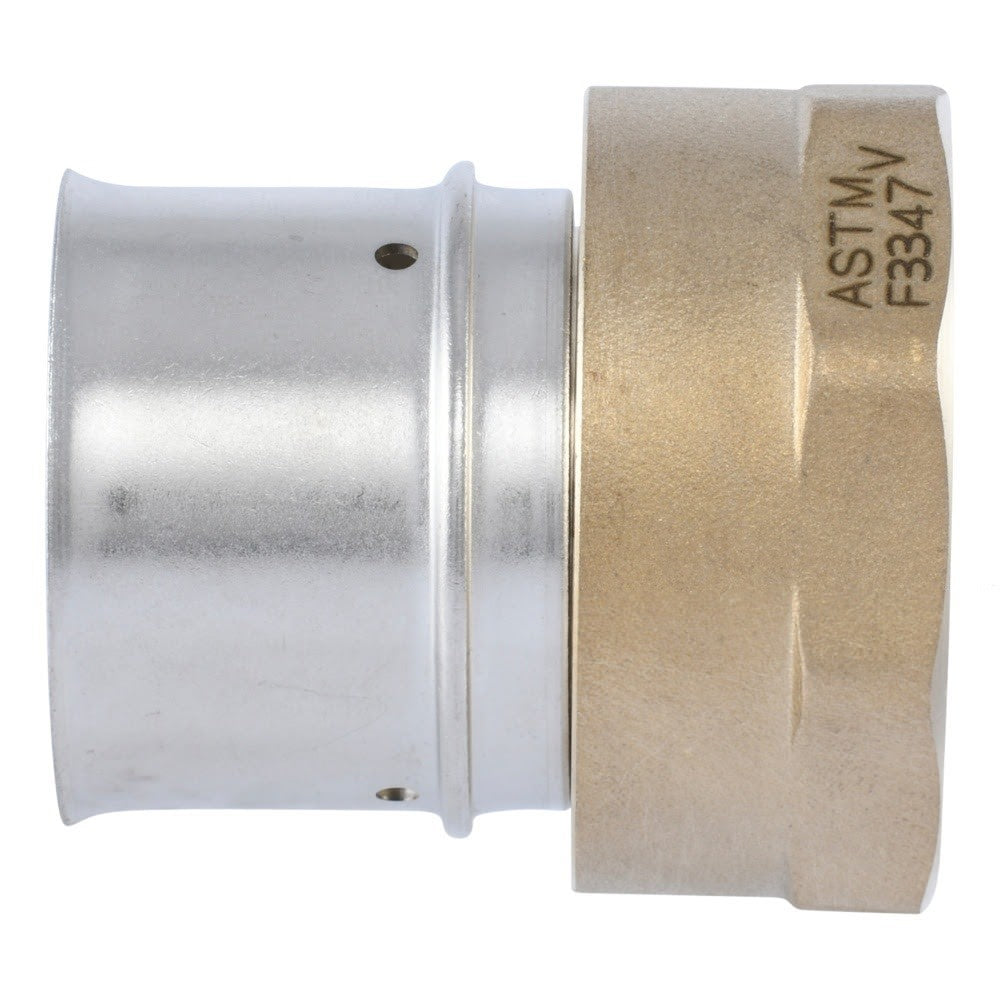 SharkBite UCP113532F 1-1/4 in x 1-1/4 in FNPT Brass PEX Press Female Adapter - 3