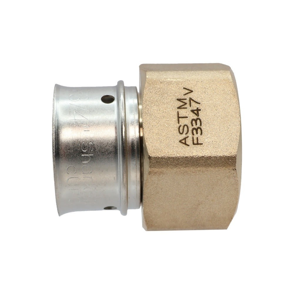 SharkBite UCP134 3/4 in. x 3/4 in. Brass PEX Press Adapter with MNPT Connection - 3