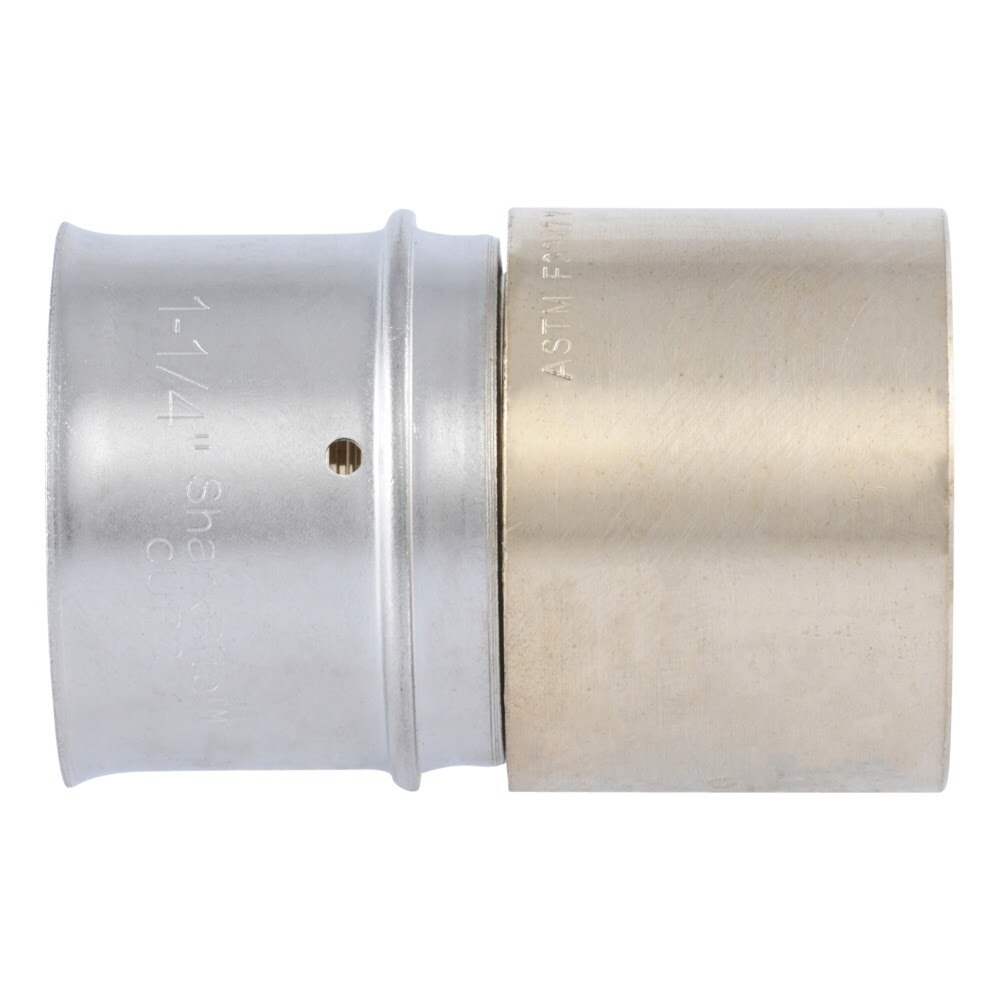 SharkBite UCP143535F 1-1/4 in. x 1-1/4 in. Brass PEX Press Female Sweat Adapter - 3
