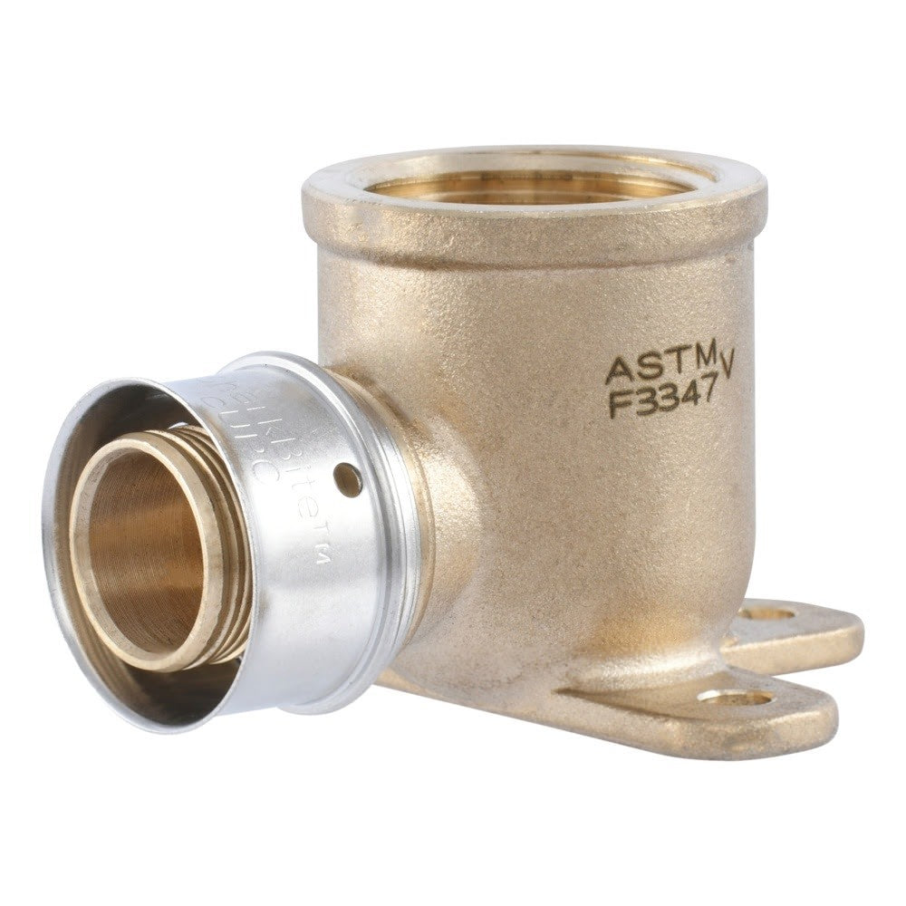 SharkBite UCP340 3/4 in. x 3/4 in. FNPT Brass PEX Press Female Drop Ear Elbow