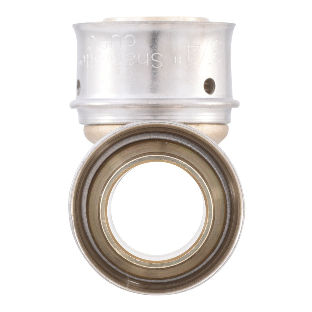 SharkBite UCP370 Brass PEX Press Tee 3/4 in. x 3/4 in. x 3/4 in. - 2