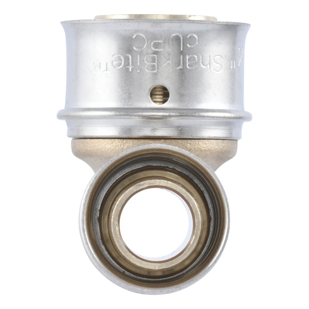 SharkBite UCP408 Brass PEX Press Reducing Tee 1/2 in x 1/2 in x 3/4 in - 2