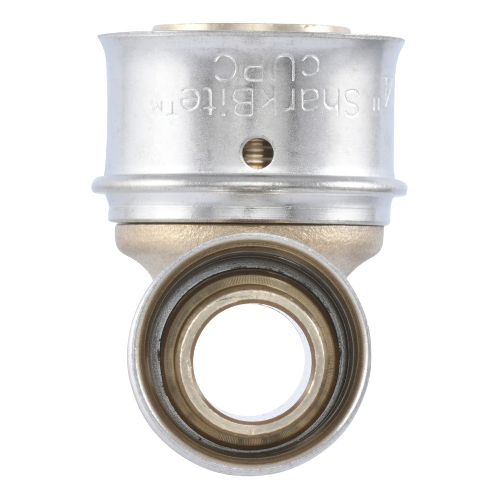SharkBite UCP408 Brass PEX Press Reducing Tee 1/2 in x 1/2 in x 3/4 in - 2
