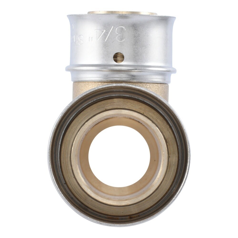 SharkBite UCP414 Brass PEX Press Reducing Tee 1 in x 3/4 in x 3/4 in - 2