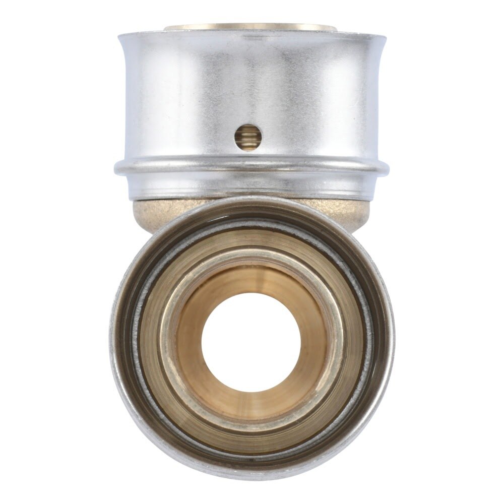 SharkBite UCP444 Brass PEX Press Reducing Tee 3/4 in x 1/2 in x 3/4 in - 2
