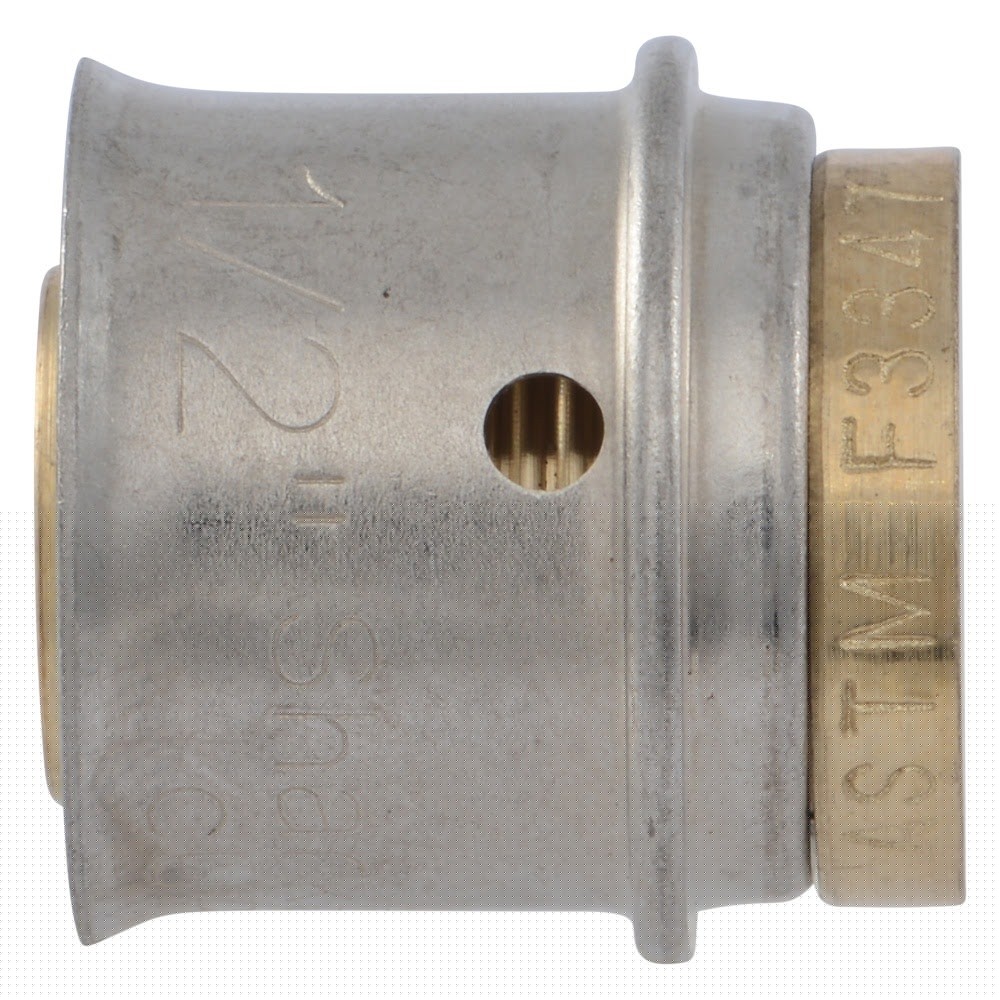 SharkBite UCP514 1/2 in. x 1/2 in. Brass PEX Press Plug for Potable Water Systems - 3