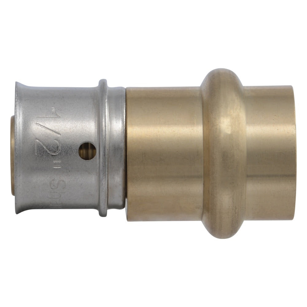 SharkBite UCP716 1/2 in. x 1/2 in. Brass PEX Press to Copper Press Adapter - 3