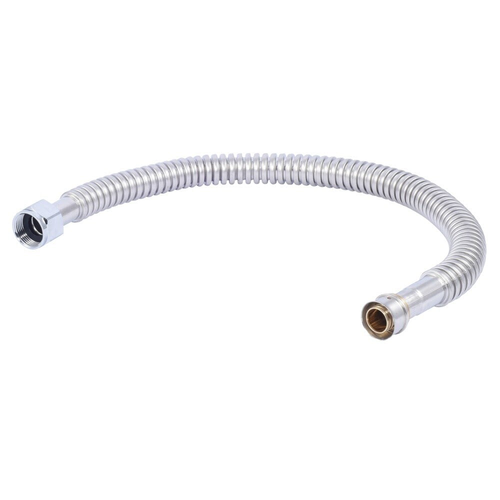 SharkBite UCPSS3088FX18 3/4 in FIP x 3/4 in PEX Press x 18 in Corrugated Water Heater Connector