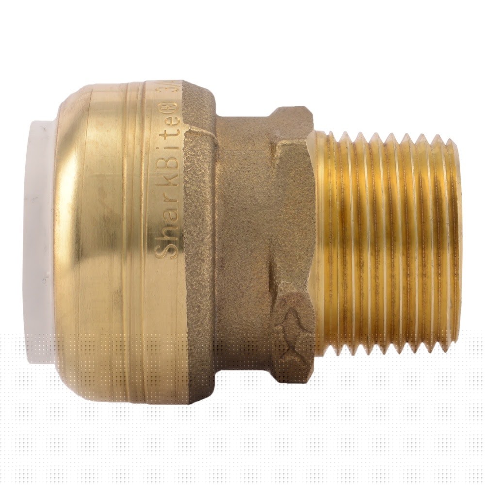 SharkBite UIP134A 3/4 in. PVC x 3/4 in. MNPT Push-to-Connect Male Adapter - 2